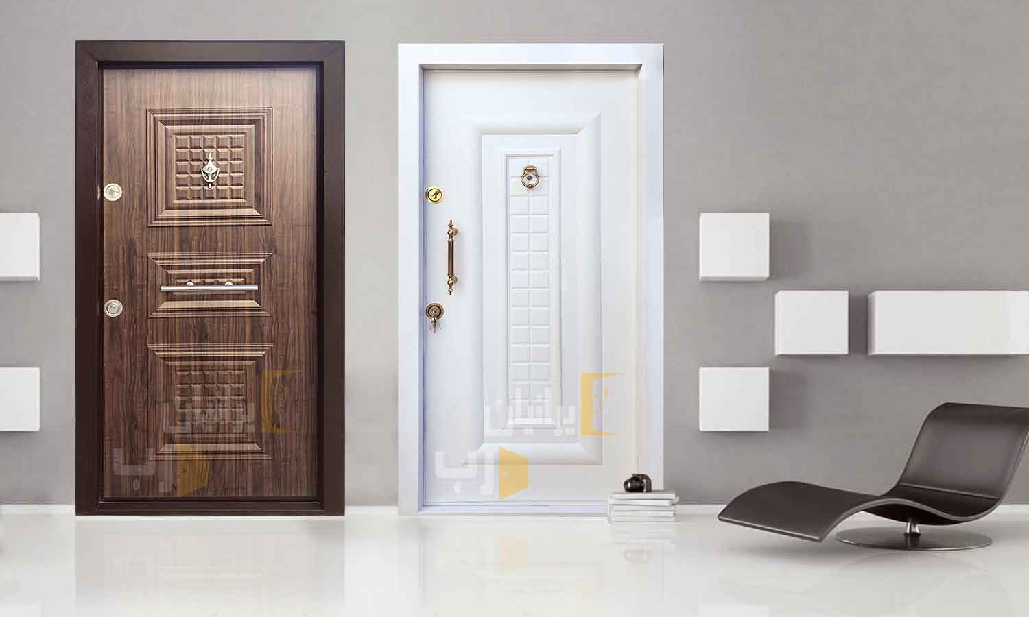 درب ضد سرقت با روکش پی وی سی